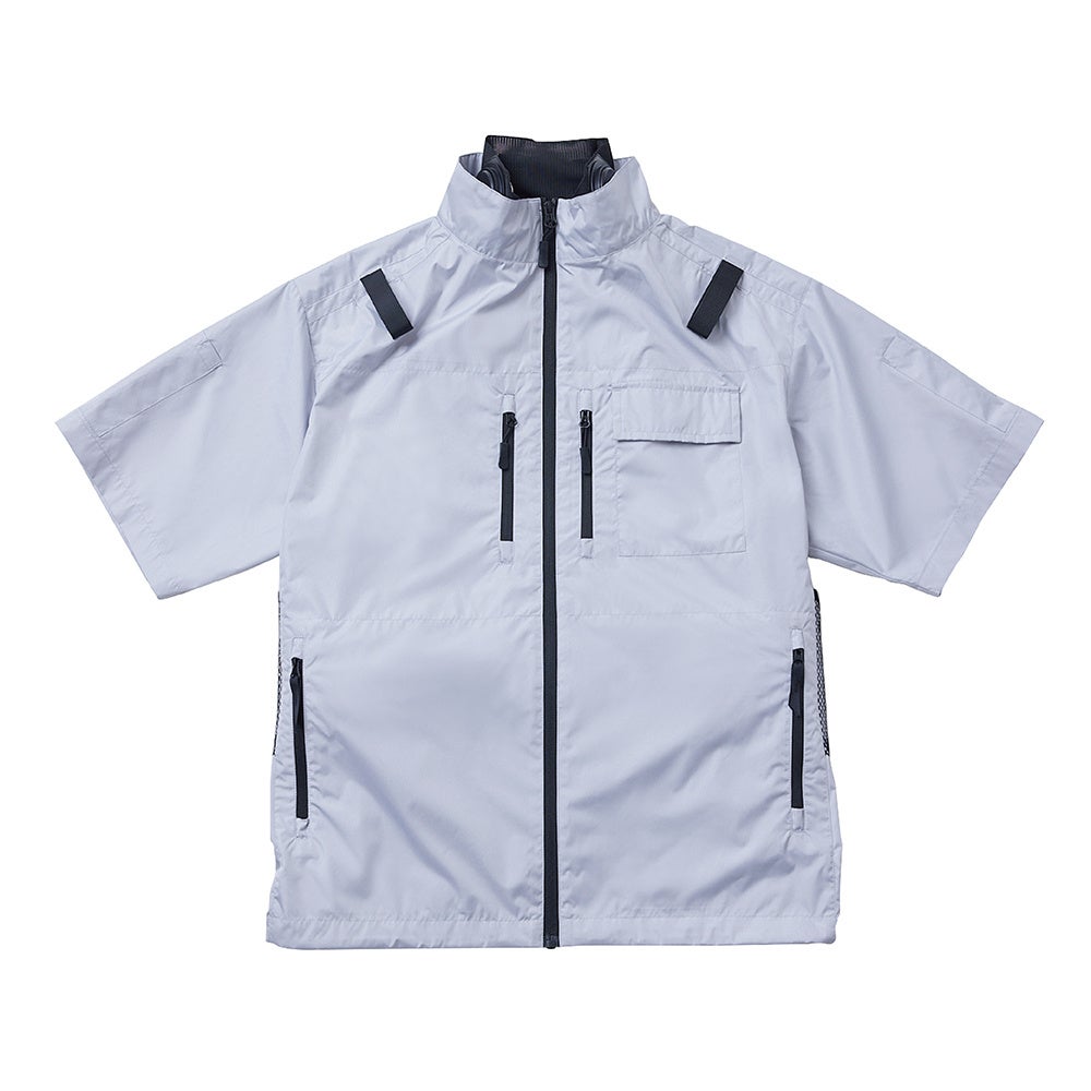 涼しさを着る】ペルチェ＋ファンのダブル冷却、遮熱UVカット加工の