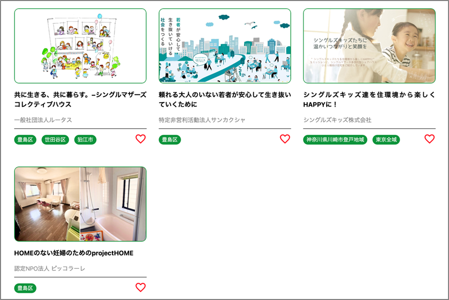 リリース時に掲載しているグッドカンパニー