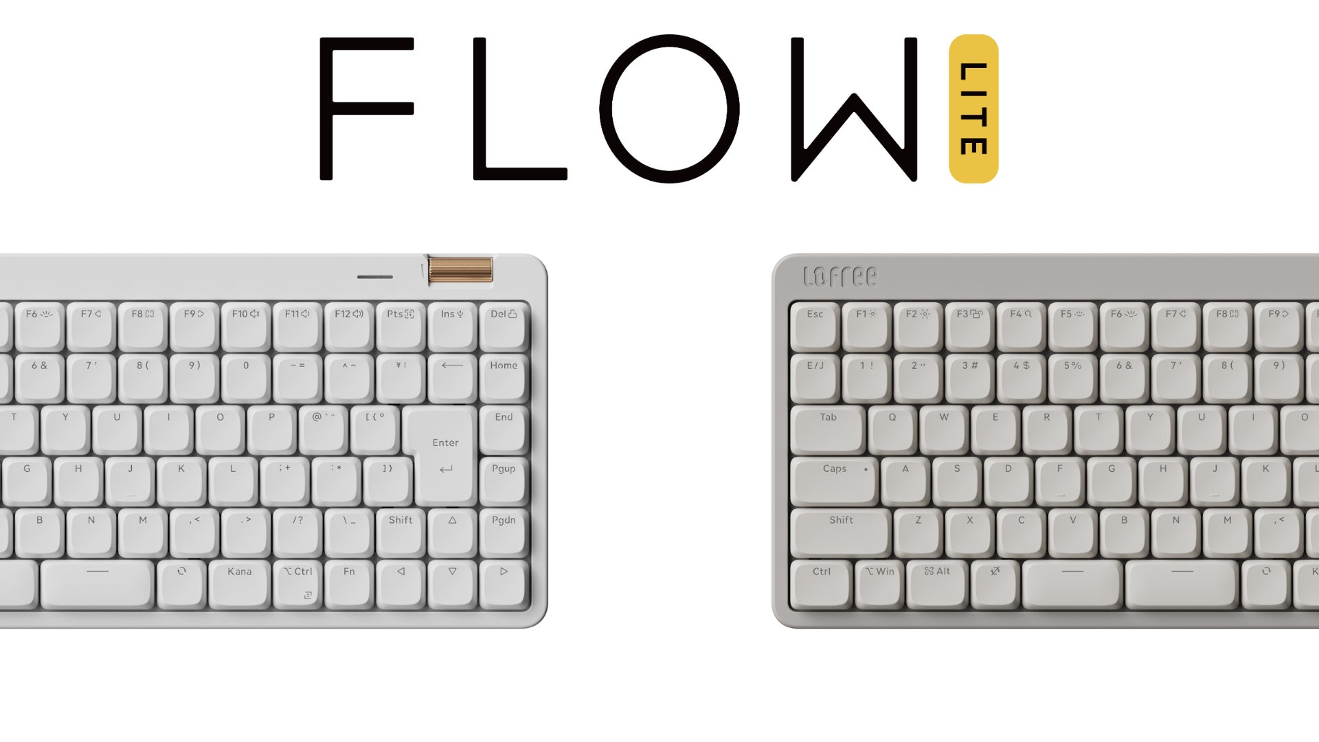 Lofree FLOW lite JIS配列 Lofree より待望のJIS配列(日本語配列)、静音キースイッチ搭載