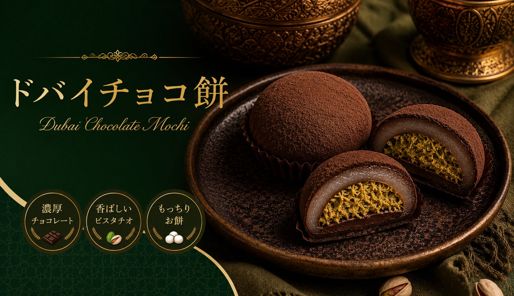 世界で話題】ドバイチョコ餅を「とろり天使のわらびもち」が新提案 世界で話題】ドバイチョコ餅を「とろり天使のわらびもち」が新提案