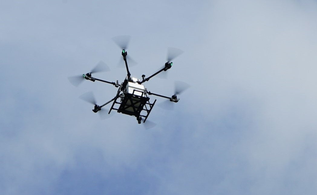 クオールホールディングスの医薬品物流ドローン（※３）