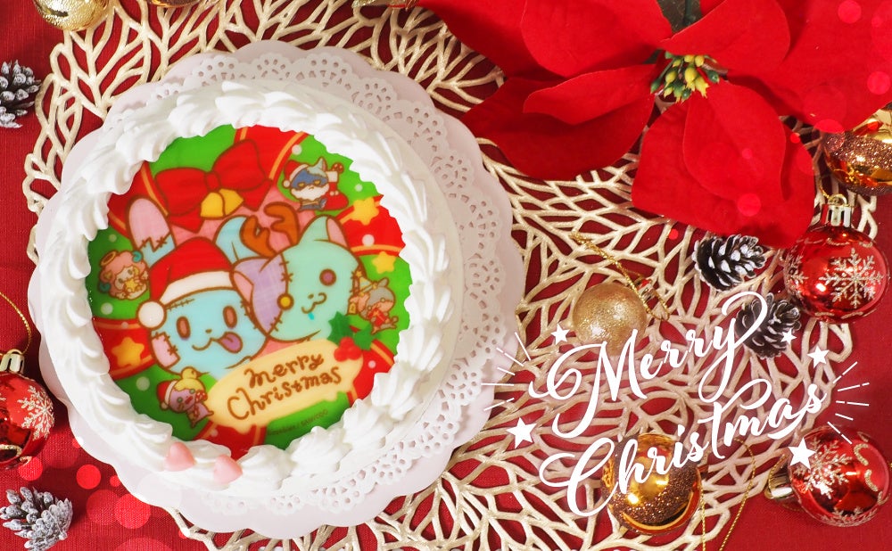 公式キャラクターケーキを扱うプリロールより、ぞんびーずのクリスマス