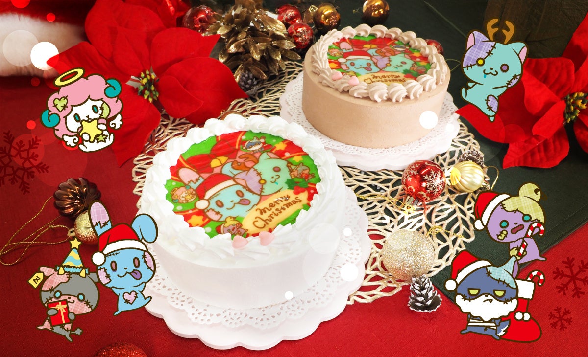 公式キャラクターケーキを扱うプリロールより、ぞんびーずのクリスマス