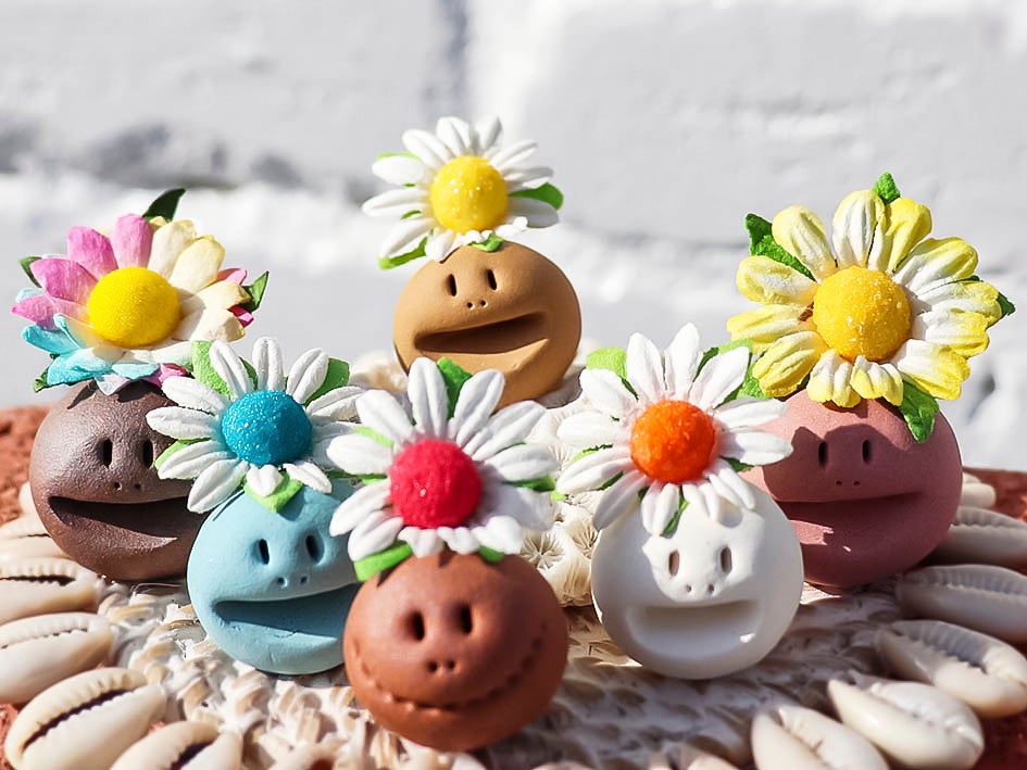 「南国雑貨TIDA」 幸せを呼ぶ神の島のカワイイ妖精キジムナー  (1個)各1,100円