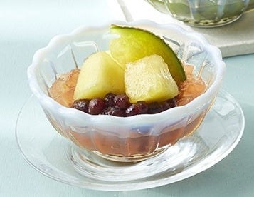 「文の助茶屋」 フレッシュフルーツあんみつメロン （１個）８８６円 ＜阪神梅田本店限定＞　※６月１４日（火）リニューアル