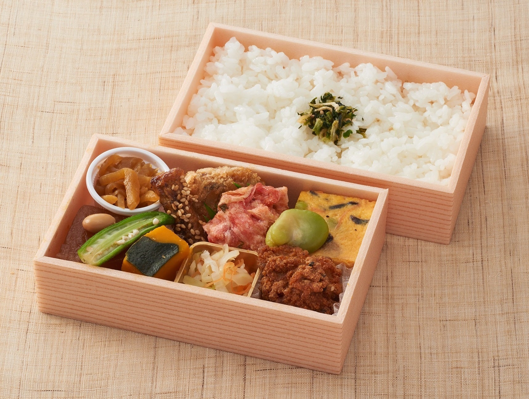 ボリューム重視のおかずを盛込んだ「なにわめし ひょっとこ弁当」1,296 円