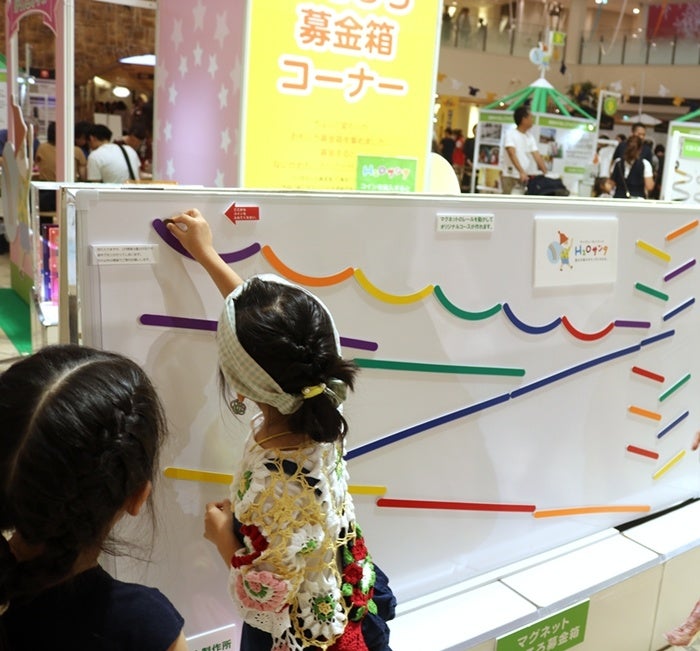 おもしろ募金箱の一例