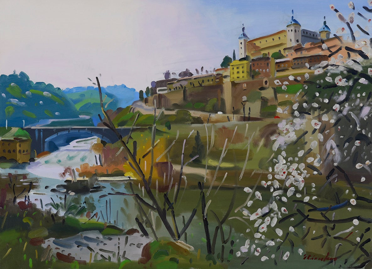 「早春のトレド 」 (油彩、P20号) 550,000円