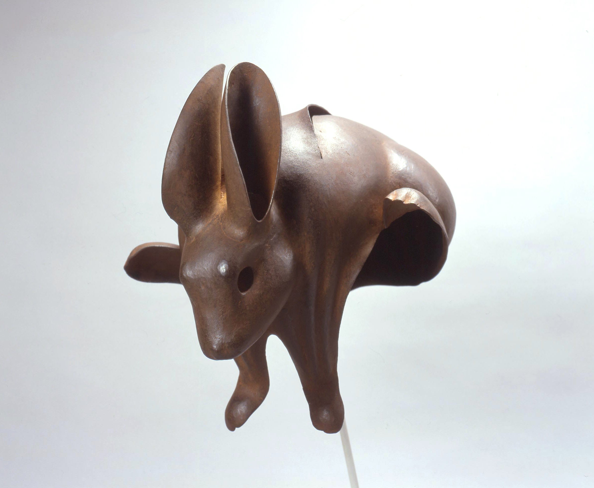 藤田政利「風あそびⅠ」（風あそびシリーズより ） （鉄、約30×30×40cm） 440,000円