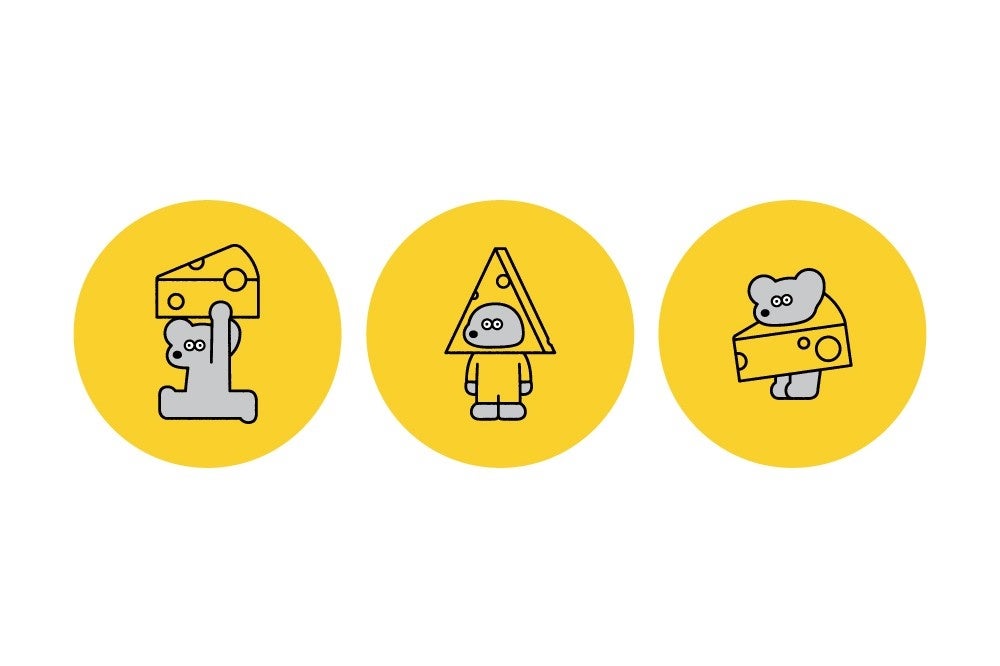 ねずみのANDY 缶バッジ （１個）３３０円　※画像はイメージです