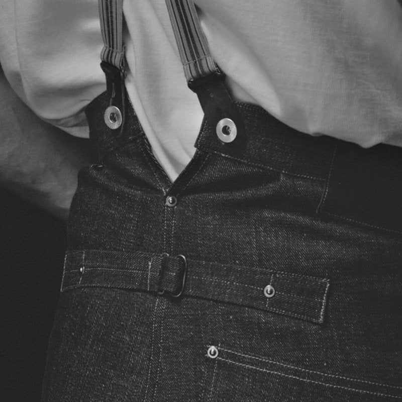 限定カラーのオリジナルストライプサスペンダー。Lot.005 Suspender 24,200円