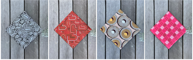 ハンカチ(W48×H48㎝）各2,200円