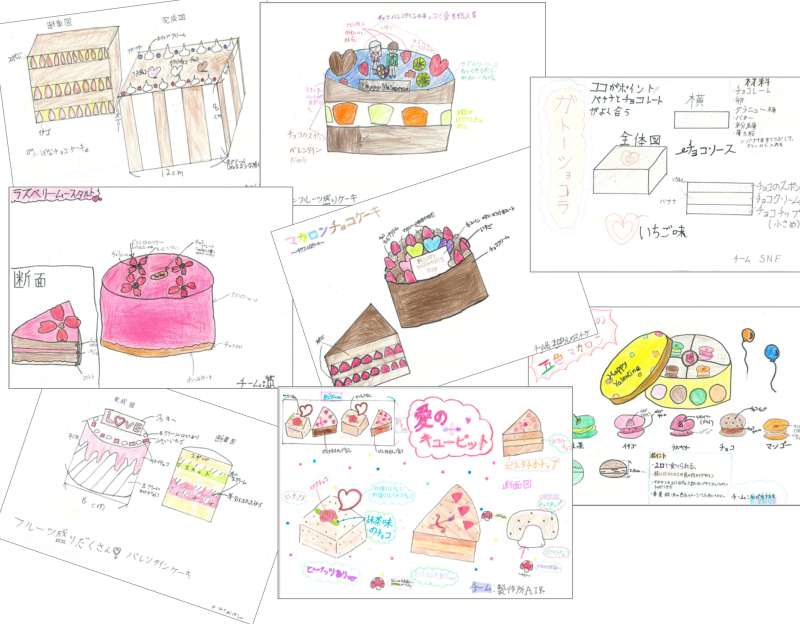 小学5年生の子どもたちが一生懸命考えた絵の 一部