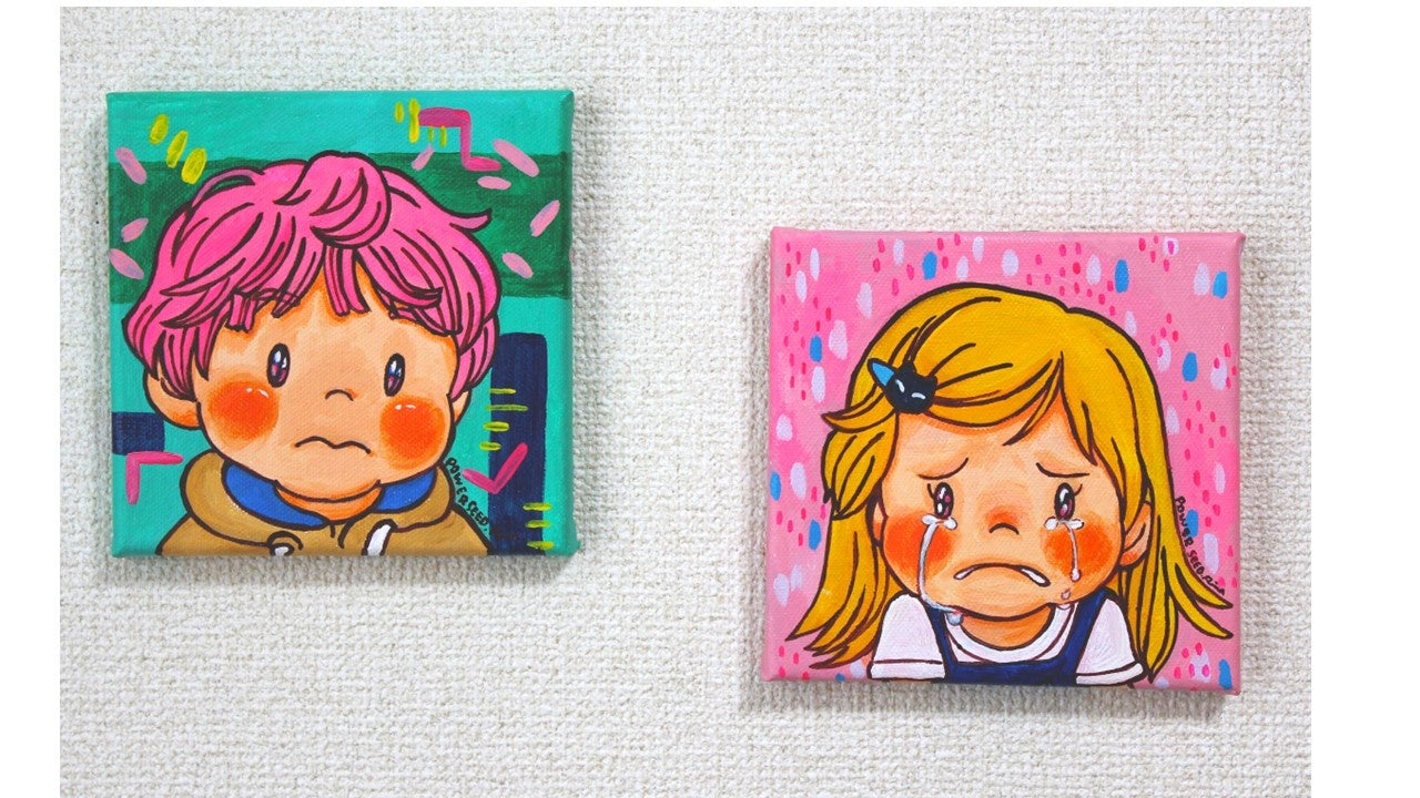 顔絵　飾り　絵画　絵 阪神梅田本店】北澤里奈 個展 | 株式会社阪急阪神百貨店のプレスリリース