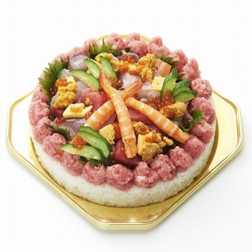 「魚の北辰」海鮮ケーキちらし （1ホール）4,320円