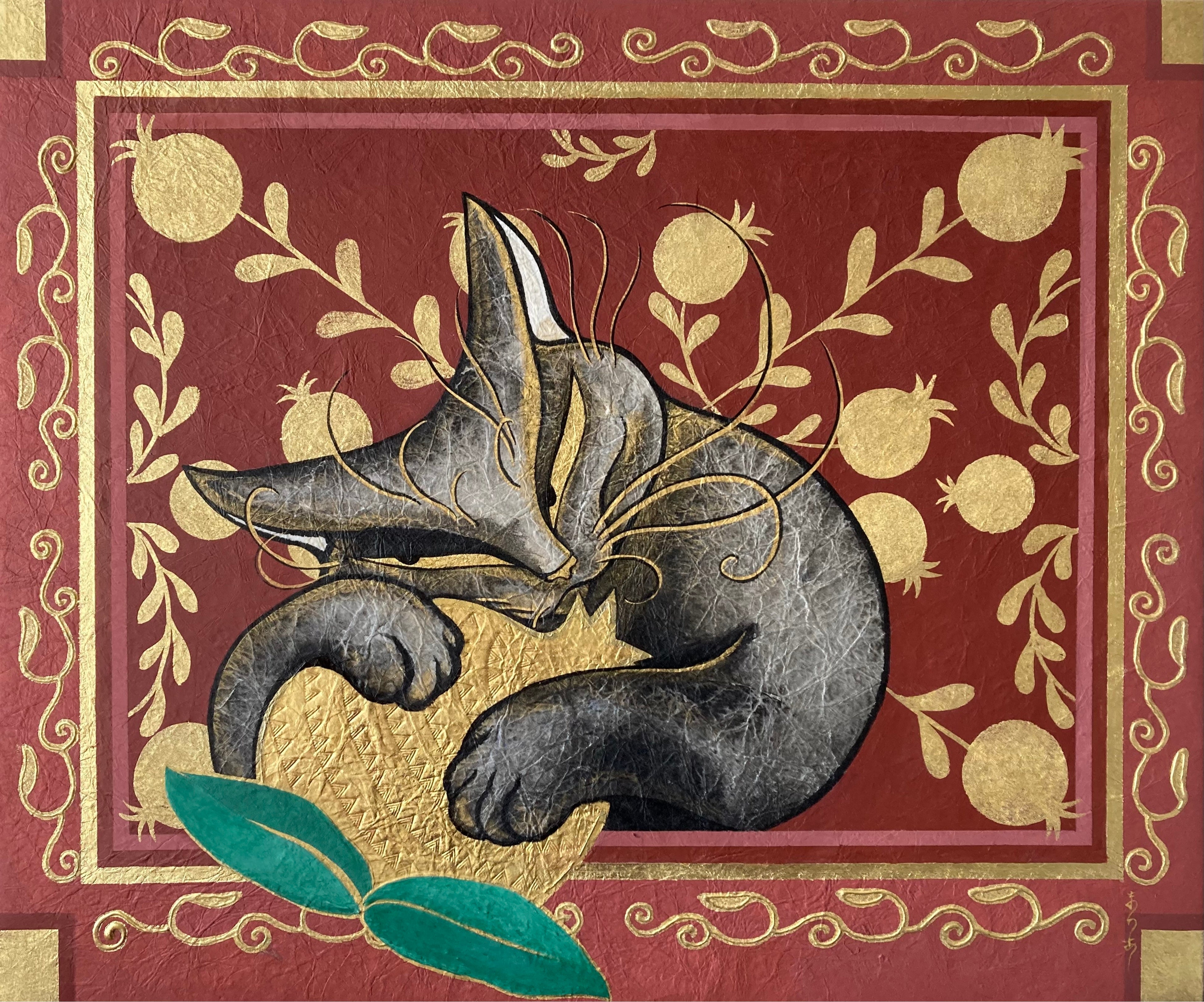 溝口まりあ　出世　絵画 溝口まりあ日本画展「誇り高き猫たち」-銀座物語-│個性豊かで、誇り