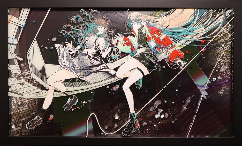 Slumber′s Serendipity　縦80✕横142㎝　アクリルアート　加筆　1,210,000円