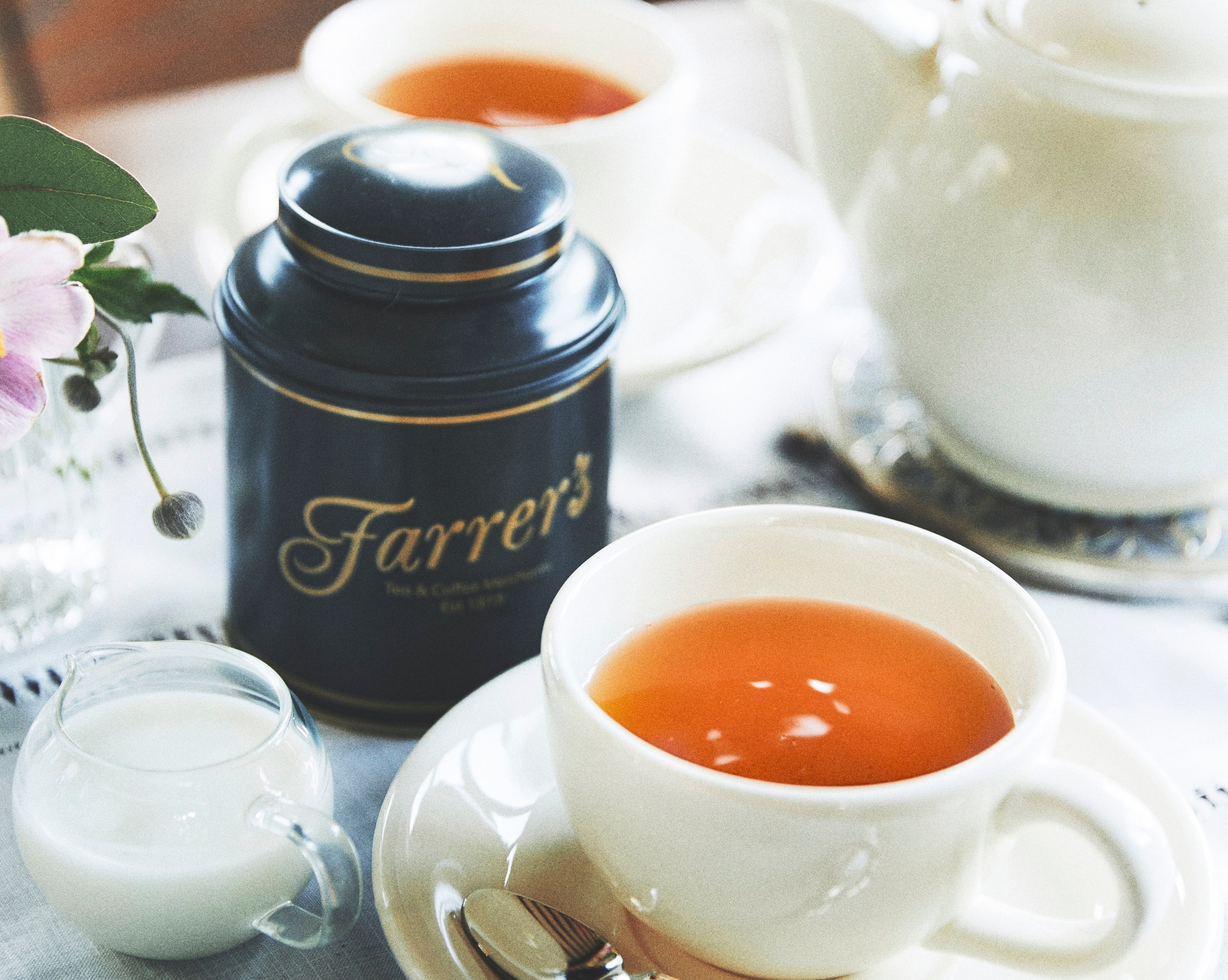 「ファーラーズ」ブルーフラワーアールグレイ ティーキャディ(リーフ、100g) 3,780円【限定100】◎9階 祝祭広場