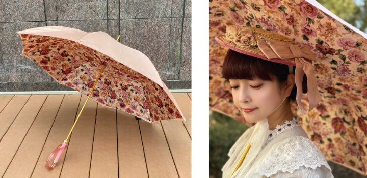 PUTUMAYO×Lumiebre 不思議の国のアリス ウサギ パゴダ傘 梅雨 パラソル PUTUMAYO×Lumiebre 不思議の国のアリス ウサギ パゴダ傘 梅雨 パラソル