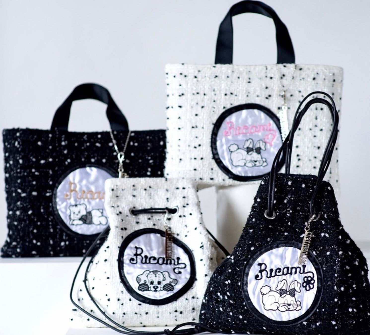 【阪急うめだ本店】イタリア発の名入れ刺繍ブランド「リカーミ・ヴェロニカ」と「シャルマントサック」のコラボ実現!数量限定バックにその場で名入れも。世界にひとつの特別アイテムが登場