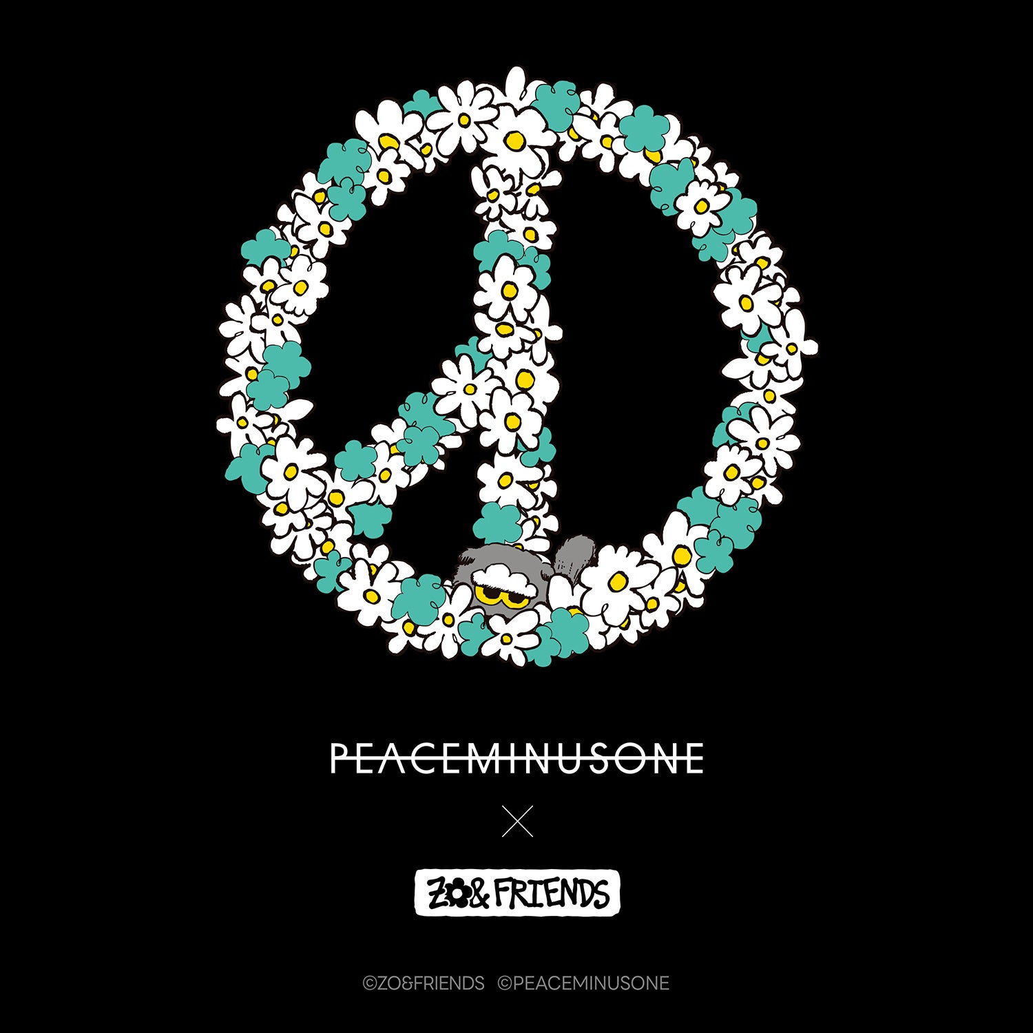 【阪急うめだ本店】阪急限定ノベルティも登場！「PEACEMINUSONE X ZO&FRIENDS」のコラボレーションポップアップを開催