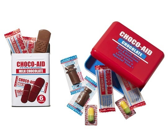 チョコエイドスクエアケース （24ｇ入り）682円　※中央街区