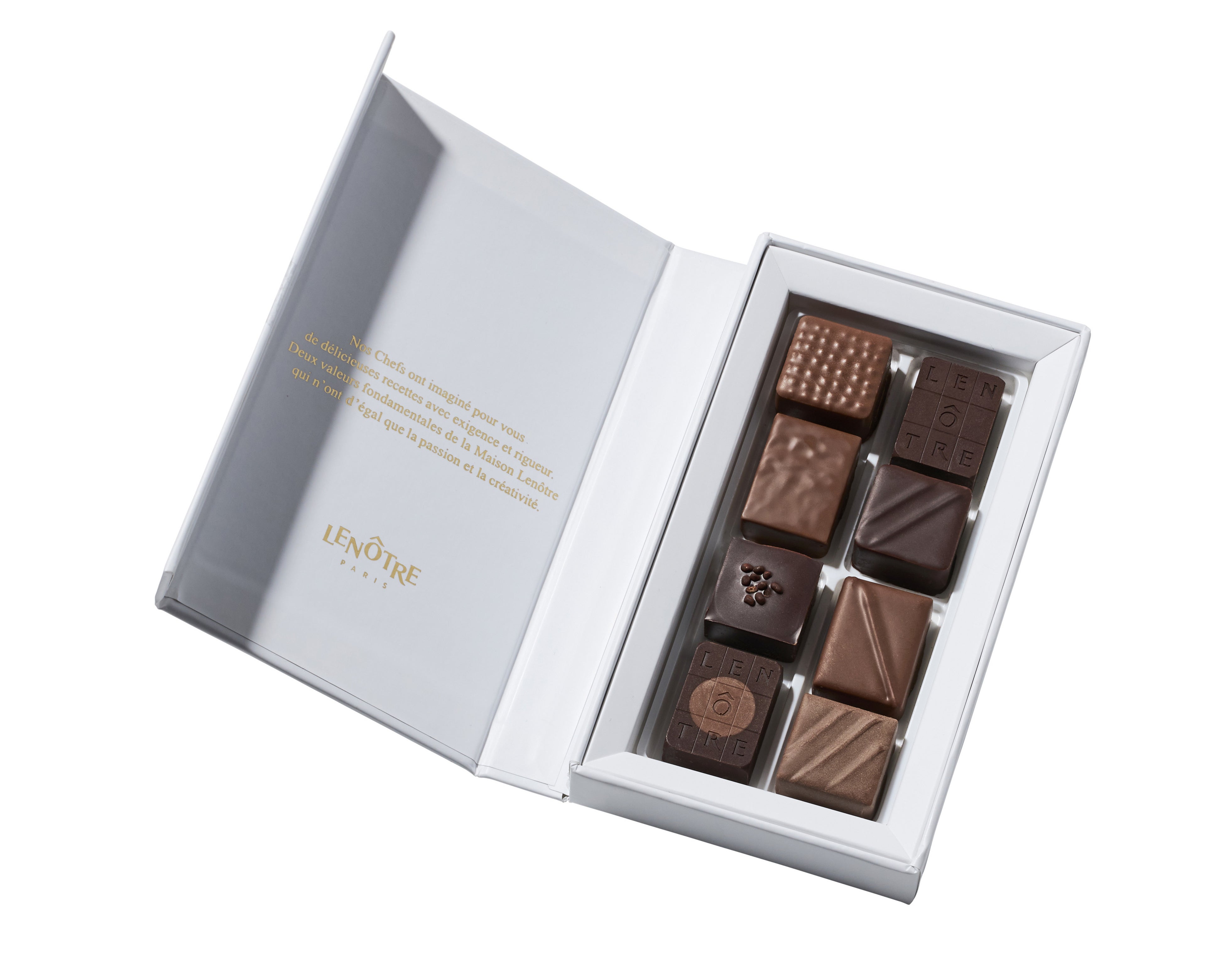 繊細で上品な風味を奏でる8種のアソート。「ルノートル」プラリネ。ガナッシュアソート（8個入り、フランス製）3,564円