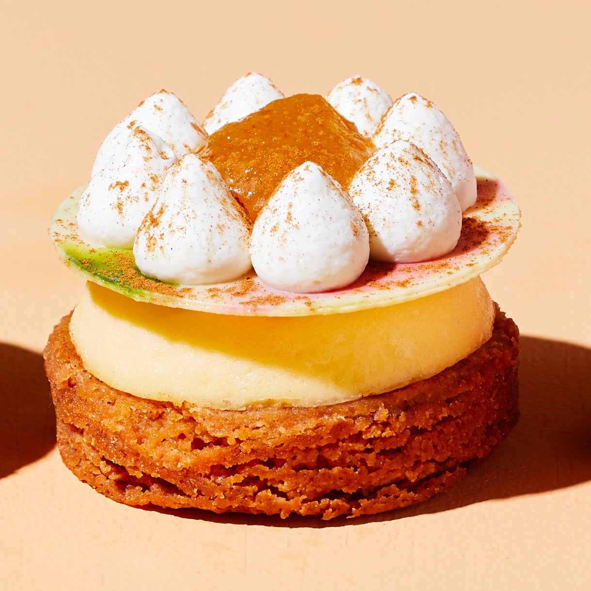 兵庫「たかやマルシェ」 AOPバターのガレッタルト 2種のチーズと高知県産ゆず ピュレ(1個)651円