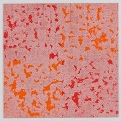 「ORIZURU」 （ 折鶴（折り紙）・糊 、30 x 30 x 2 cm） 価格： 77,000円(税込)