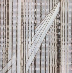 未鑑定品　松尾　栄太郎作　向こう側の線　定価24万 阪神梅田本店】松尾栄太郎「The other side of memory -記憶の