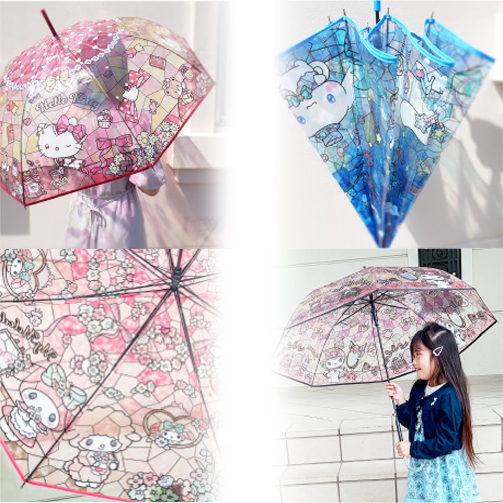 【未開封品・匿名配送】サンリオ ステンドグラスアンブレラ 4点セット♫ 待望の再入荷！】完売していた『サンリオキャラクターズ ステンド
