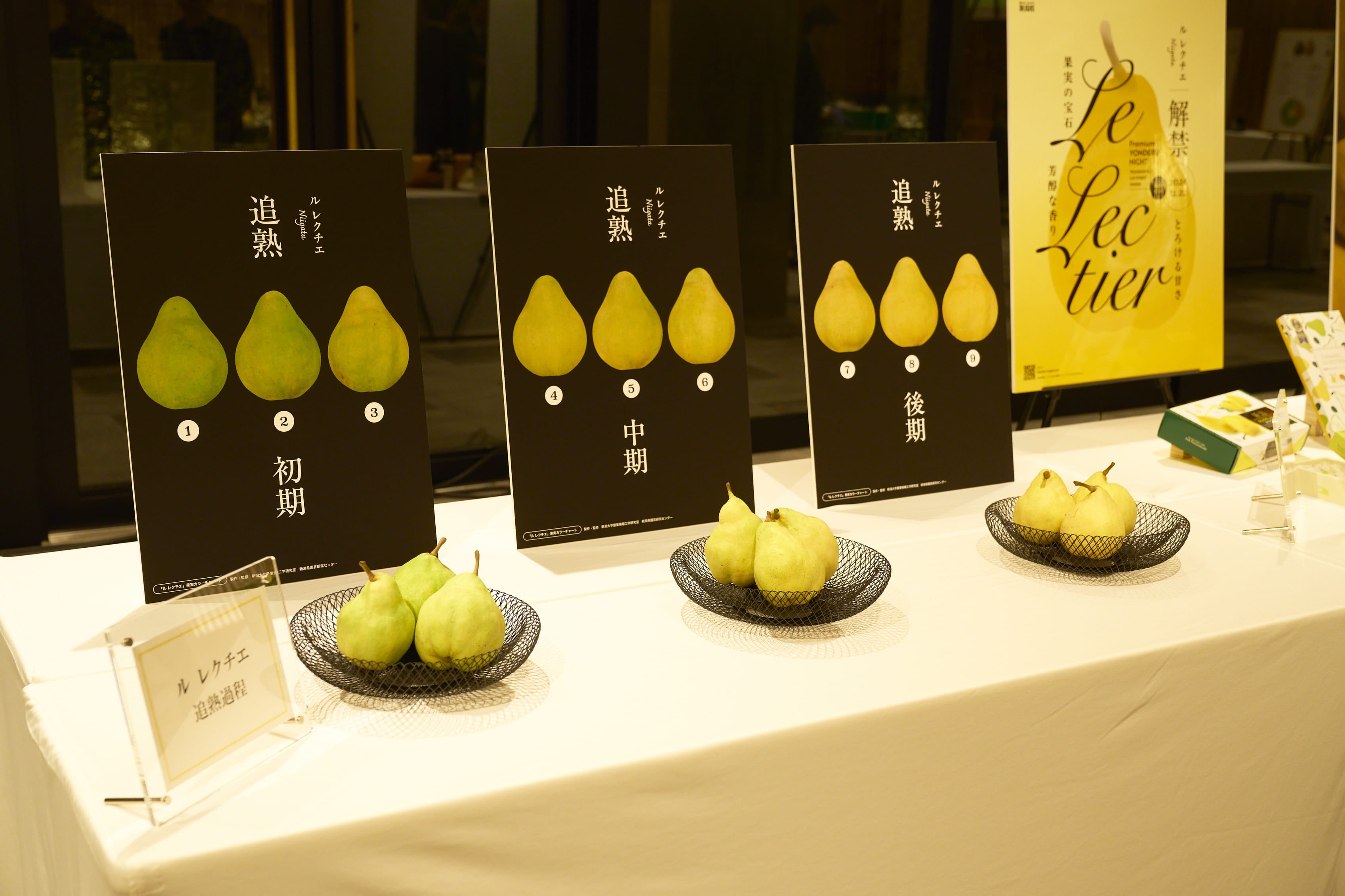 東京で初開催 新潟の冬の高級果実ル レクチエ解禁を祝う
