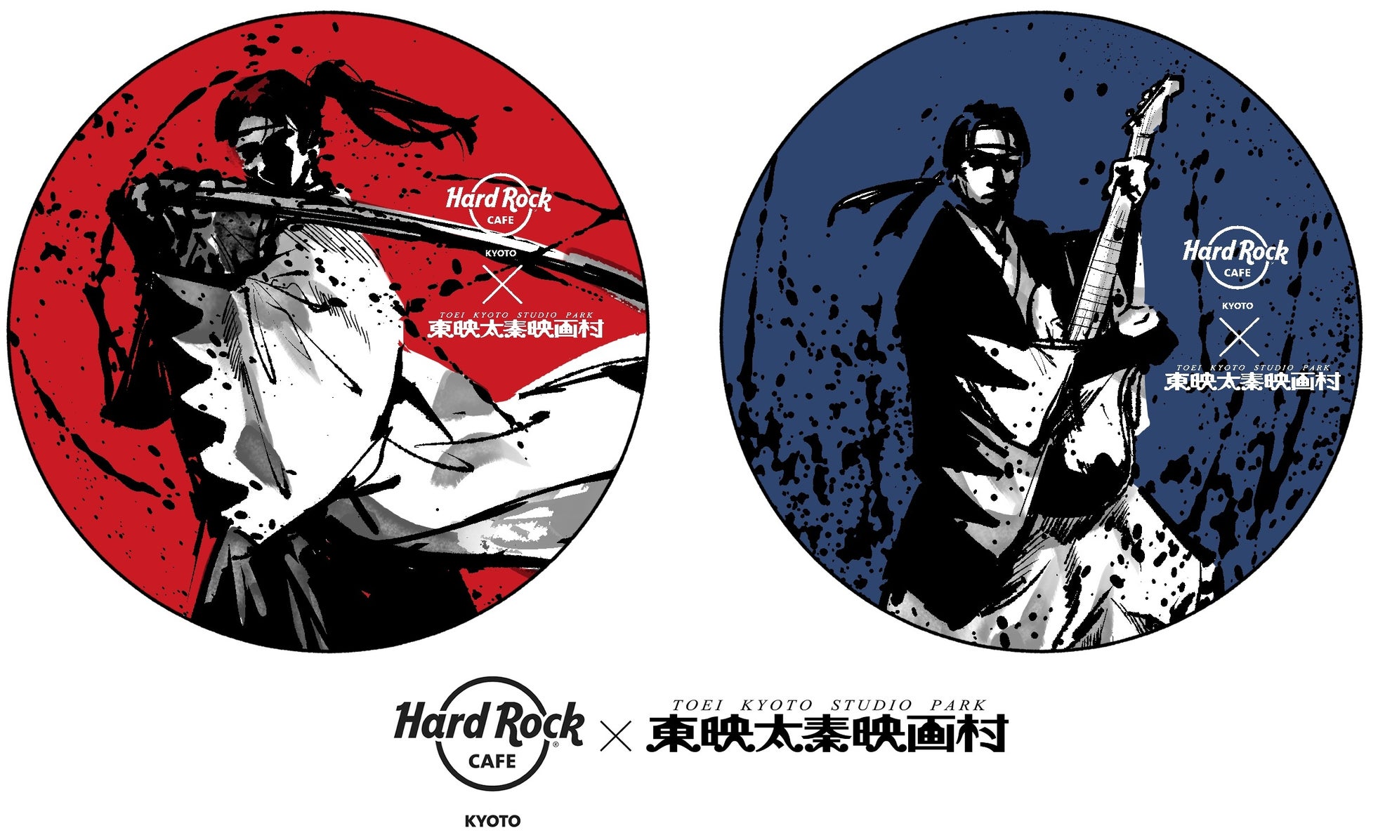 11/11 SAMURAI&ハードロック・ヘビメタの日新選組が祇園「ハードロックカフェ京都」にギターを持って夜討!