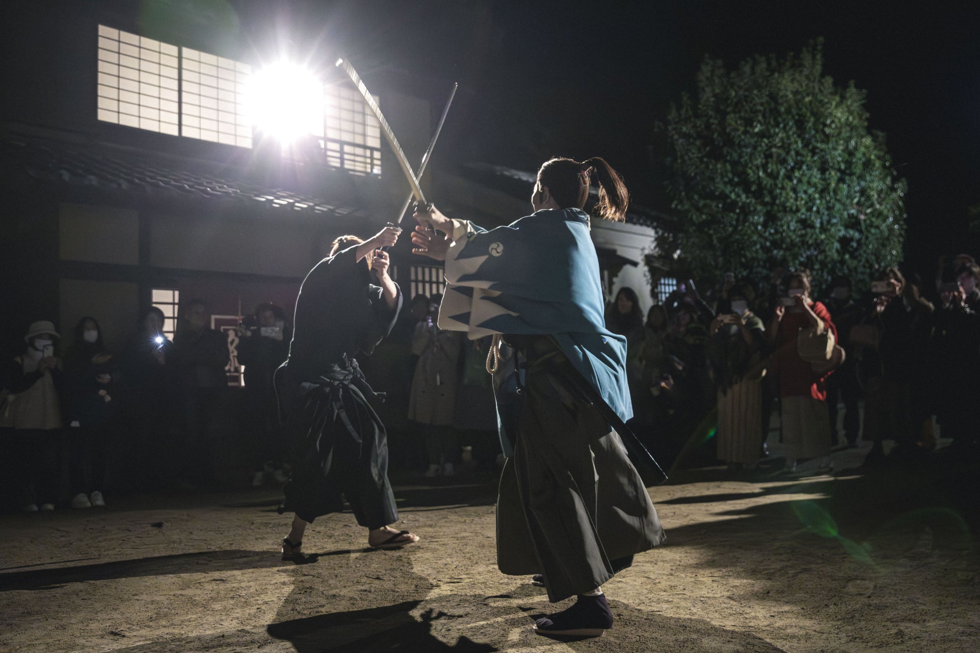 過去「ライブ時代劇」の様子