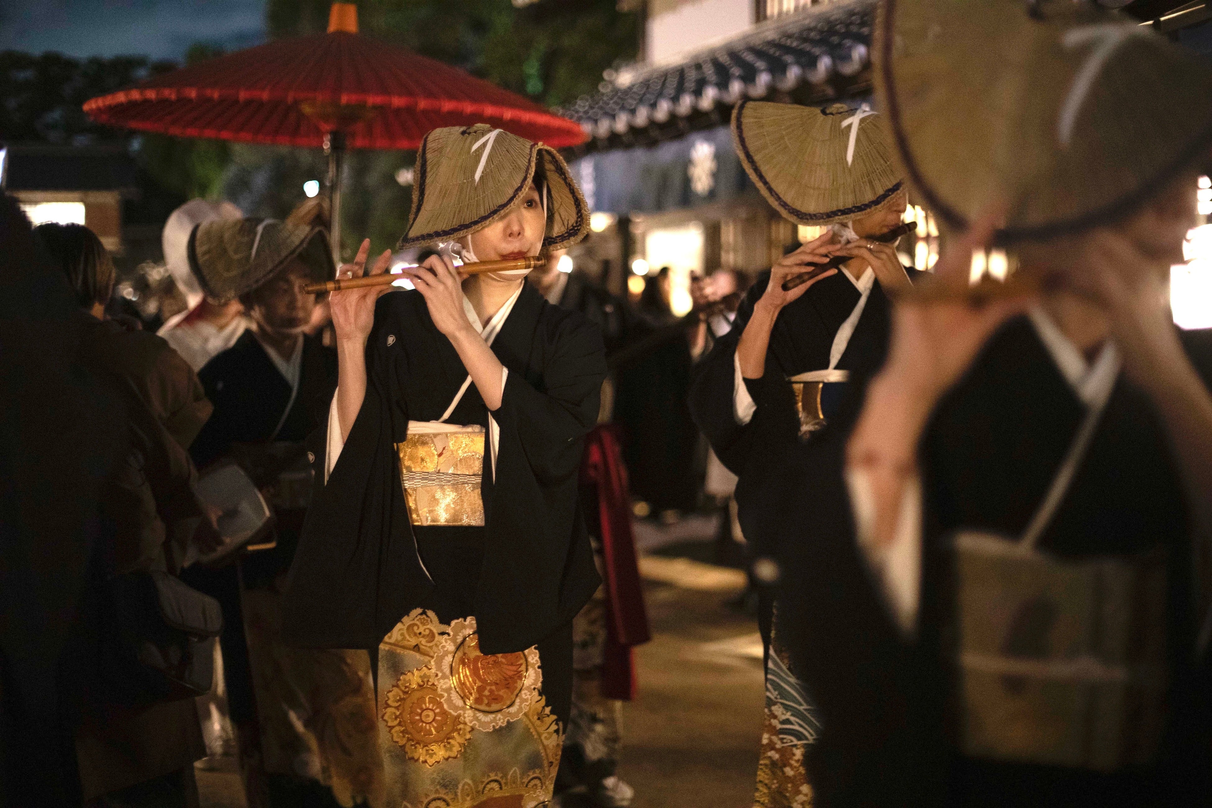 「祇園篠笛倶楽部」昨年秋の様子