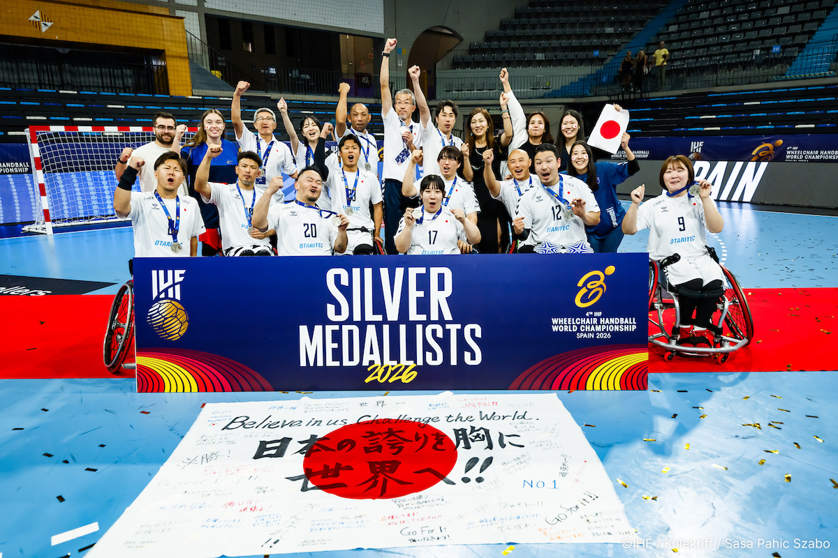 車椅子ハンドボール日本代表、世界選手権で初の銀メダル。MVP・得点王に諸岡晋之助
