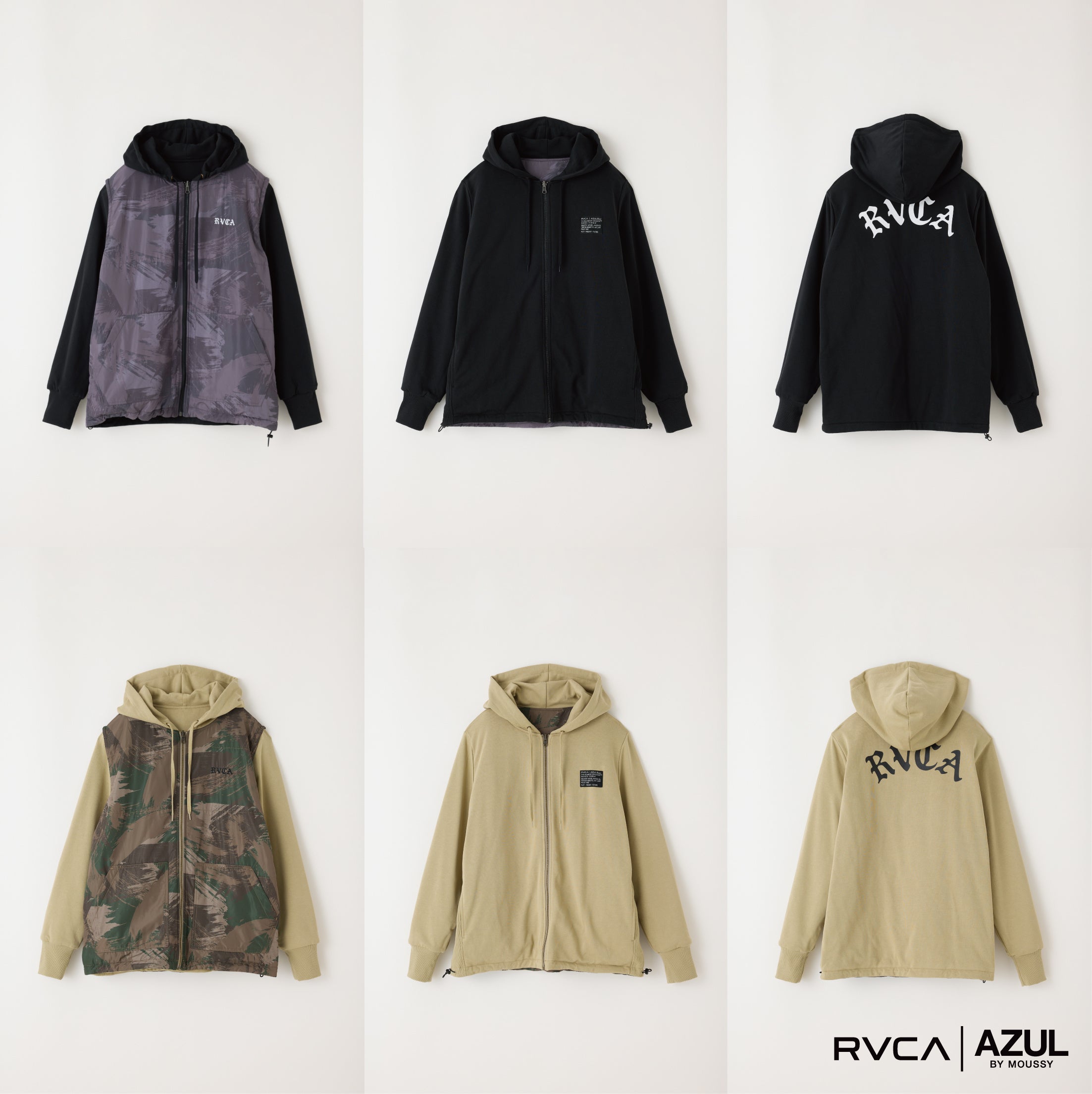 AZUL BY MOUSSY（アズール バイ マウジー）が「RVCA（ルー カ）」との