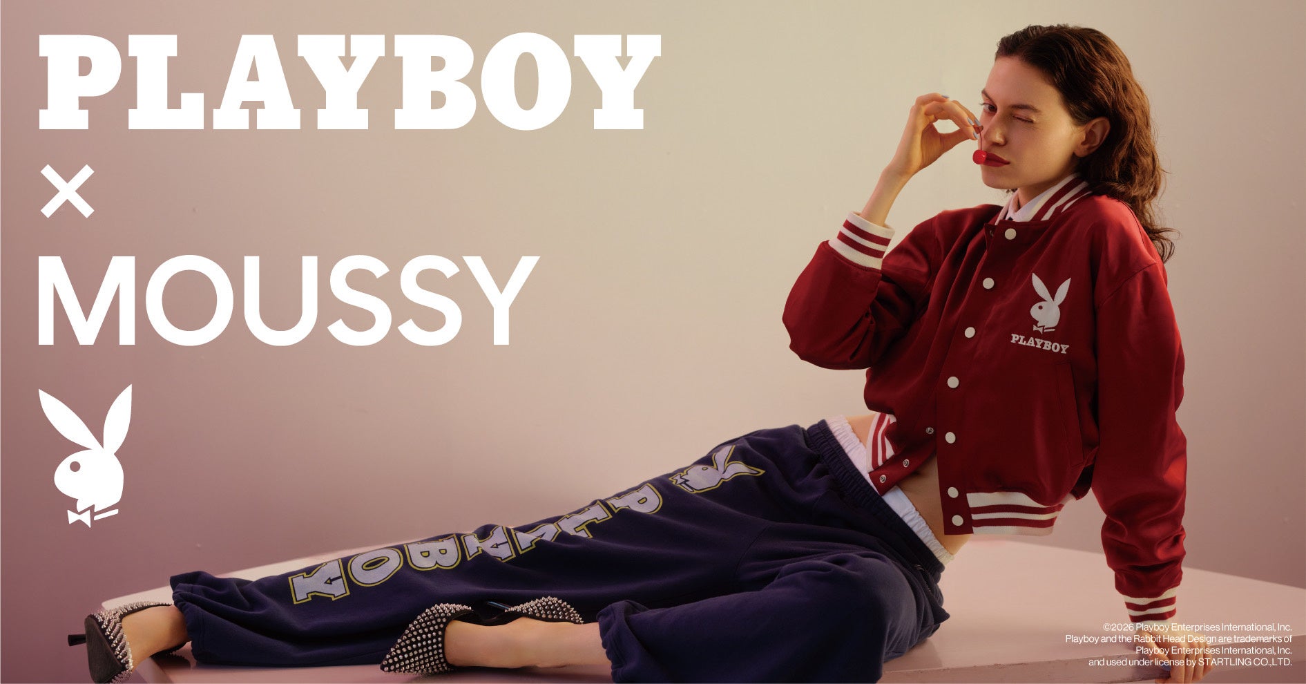 MOUSSY（マウジー）がPLAYBOY(プレイボーイ)とのコラボレーションを10月16日(金)より発売
