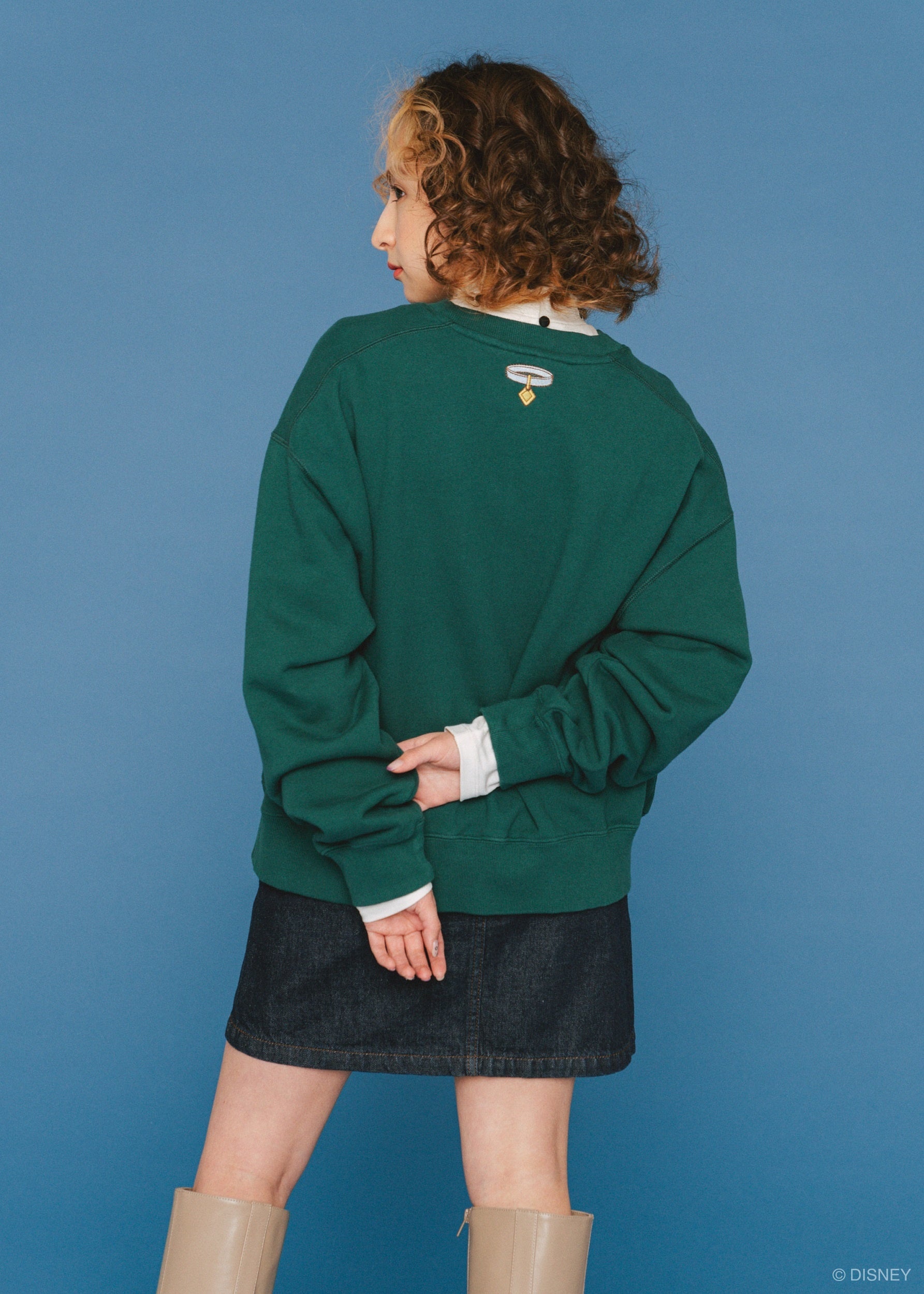 Moussy YouTuberジュリアコラボ Disney スウェット MOUSSY（マウジー）スペシャルコレクション「Disney SERIES