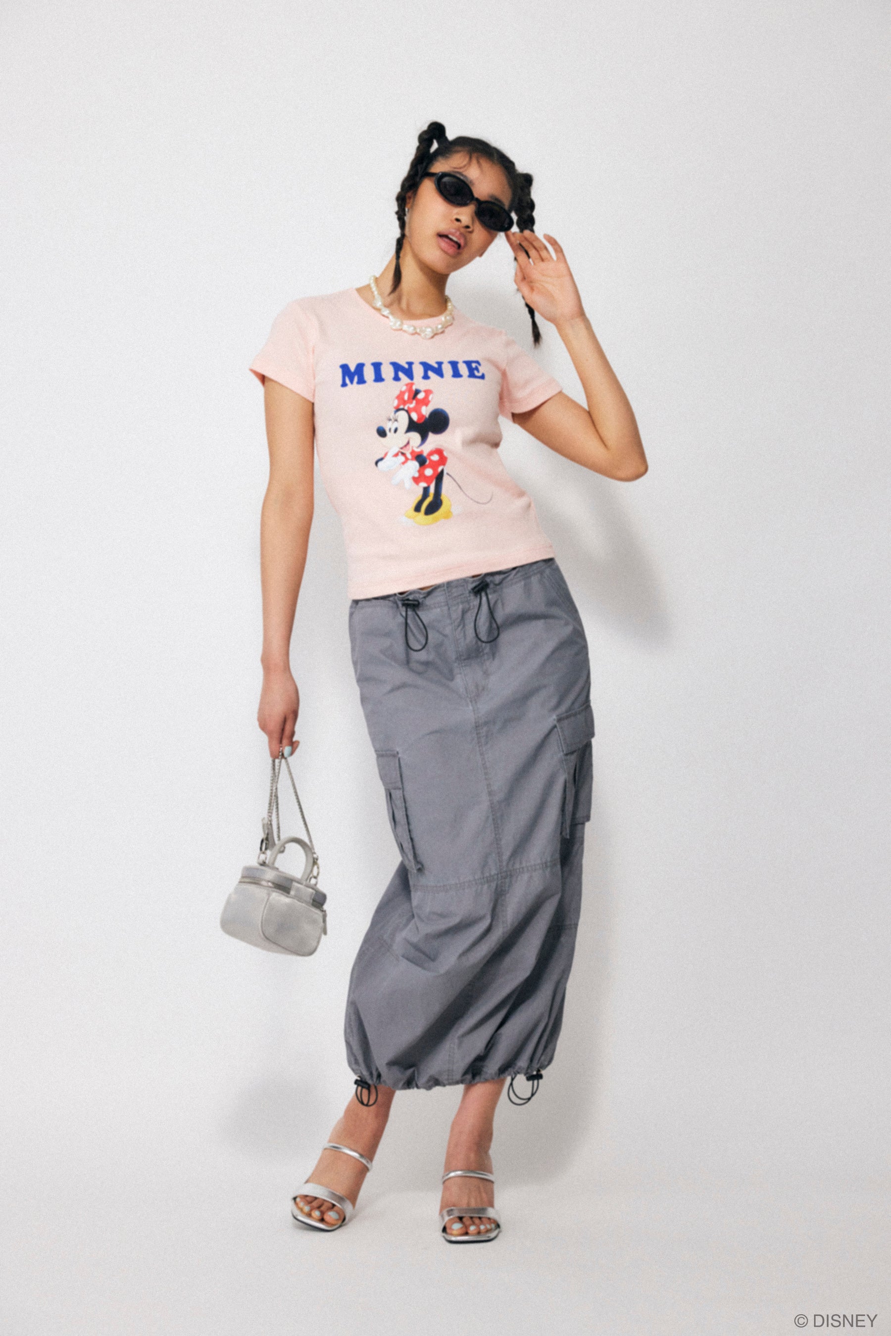 Disney ライトグレー moussy 14511-732-