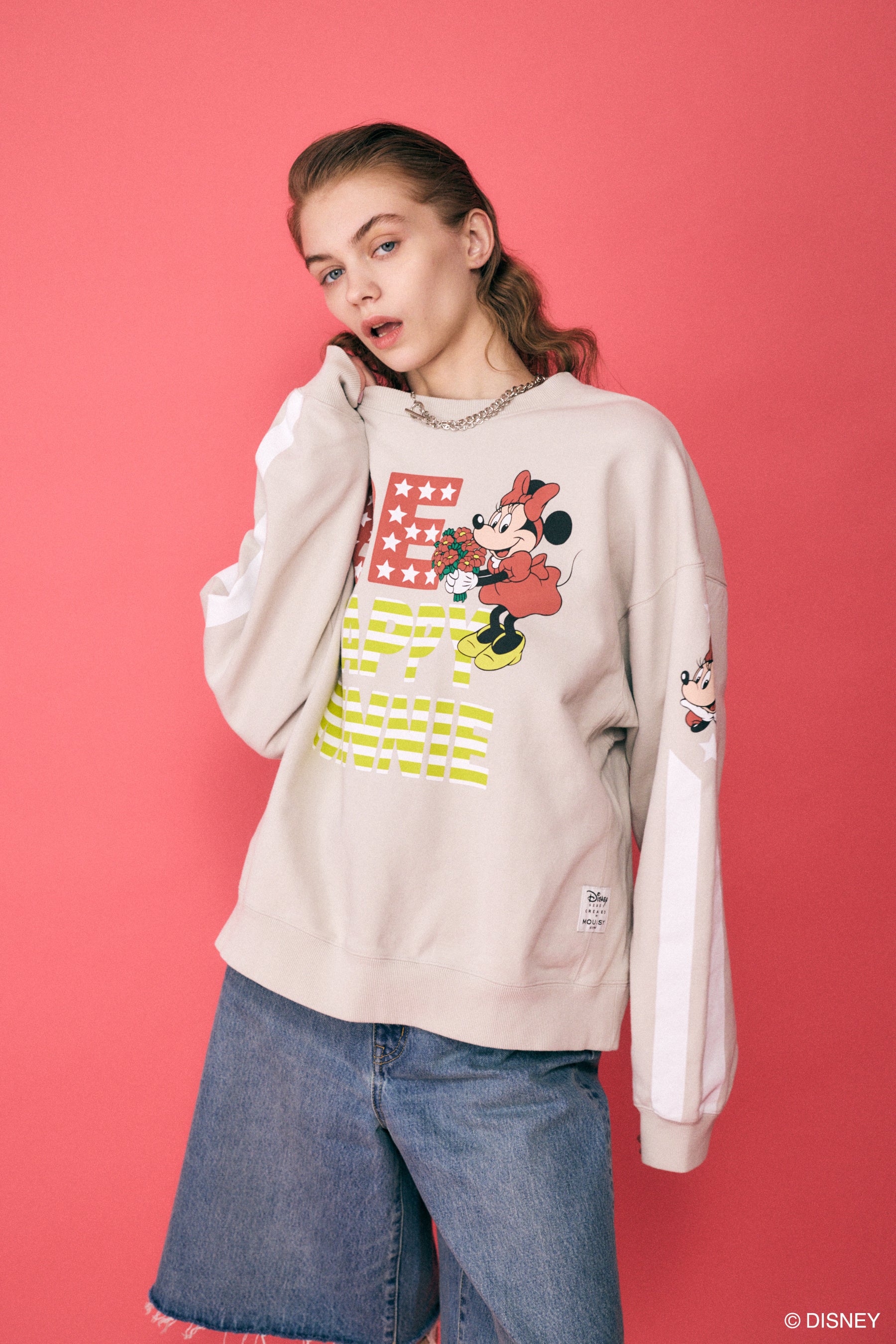 新品　moussy disney ミニージャージ　ダブルジップ　完売品 MOUSSY（マウジー）スペシャルコレクション「Disney SERIES