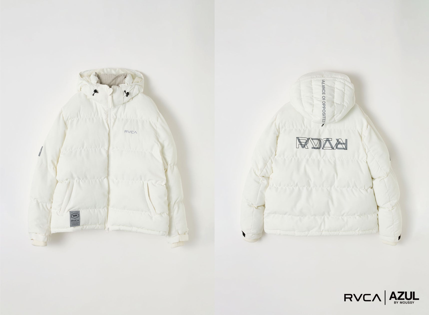 AZUL BY MOUSSY(アズール バイ マウジー)が「RVCA(ルーカ)」とのリフレクター付きコラボレーションアイテムを12/4(水)より発売開始!