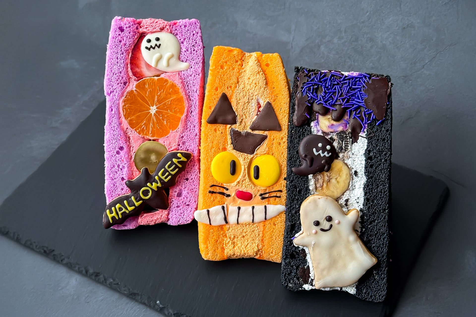 ハロウィン☆盛りだくさんパンケーキ エッグスンシングスのハロウィン限定パンケーキ、かぼちゃ香るパン