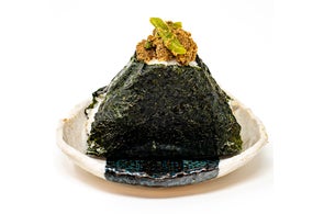 ミシュランスターシェフの手作りおむすび第三弾!「柑橘香る あぐー豚 ミシュランスターシェフの手作りおむすび第三弾!「柑橘香る あぐー豚