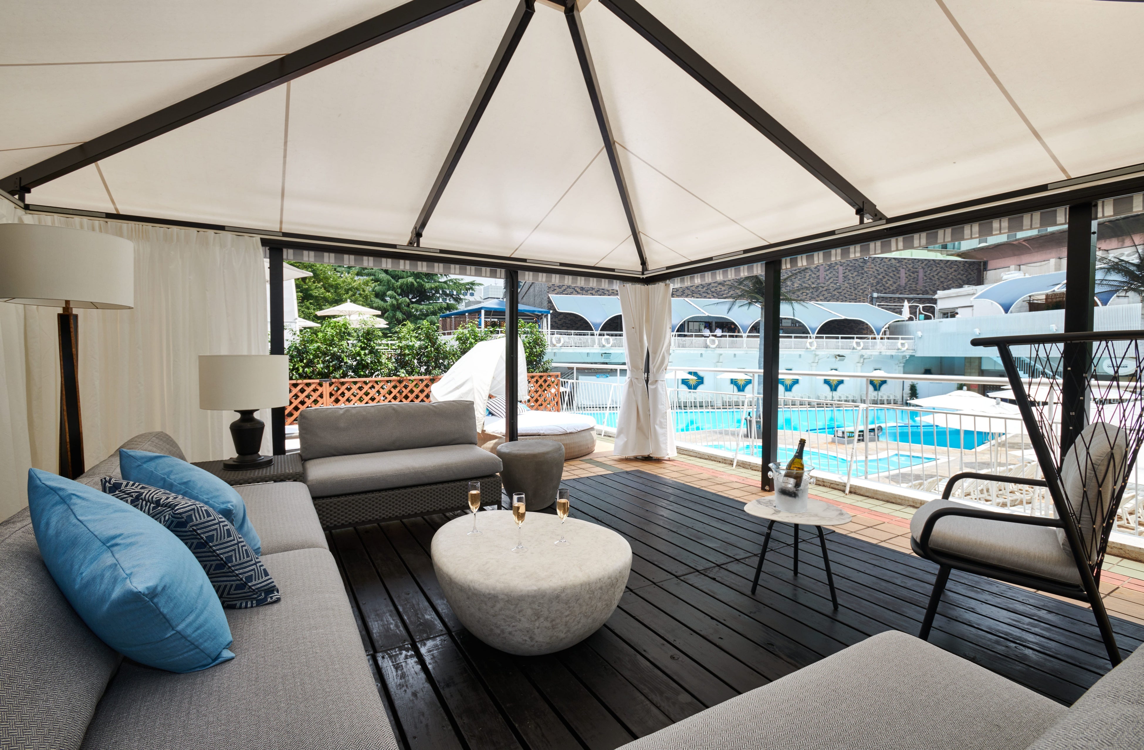 1日1棟限定のラグジュアリープライベートコテージ「スーパーカバナ」