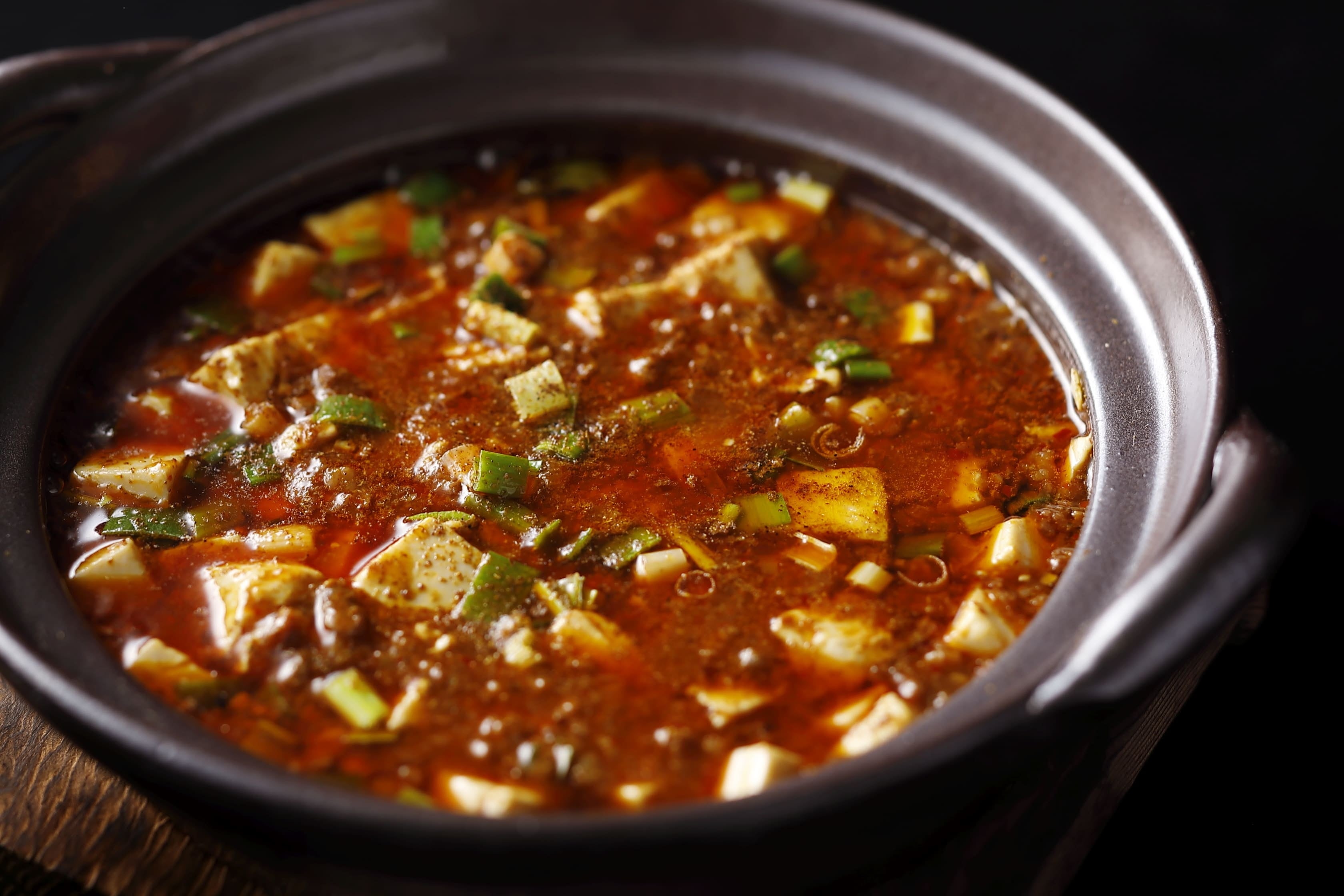 杜金安の土鍋入り博多和牛の麻婆豆腐