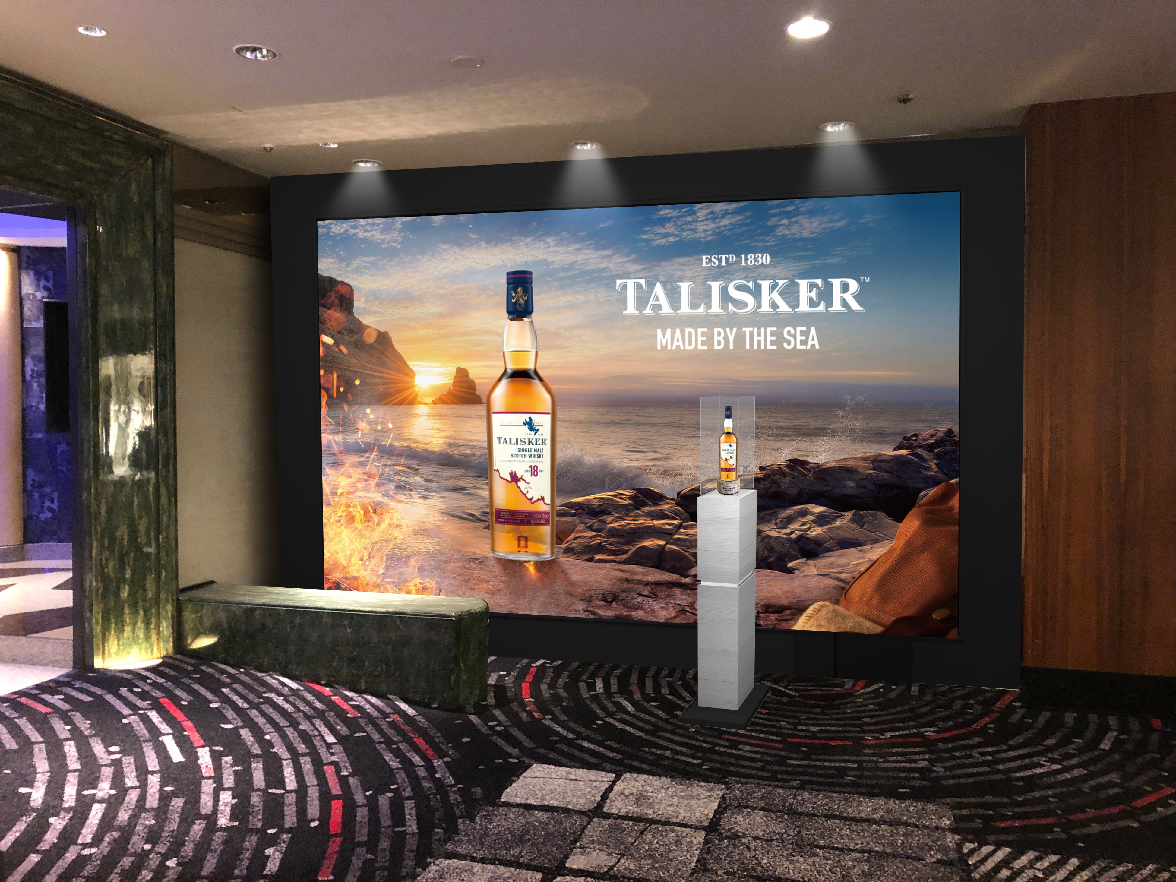 ※バーカプリ壁面イメージ