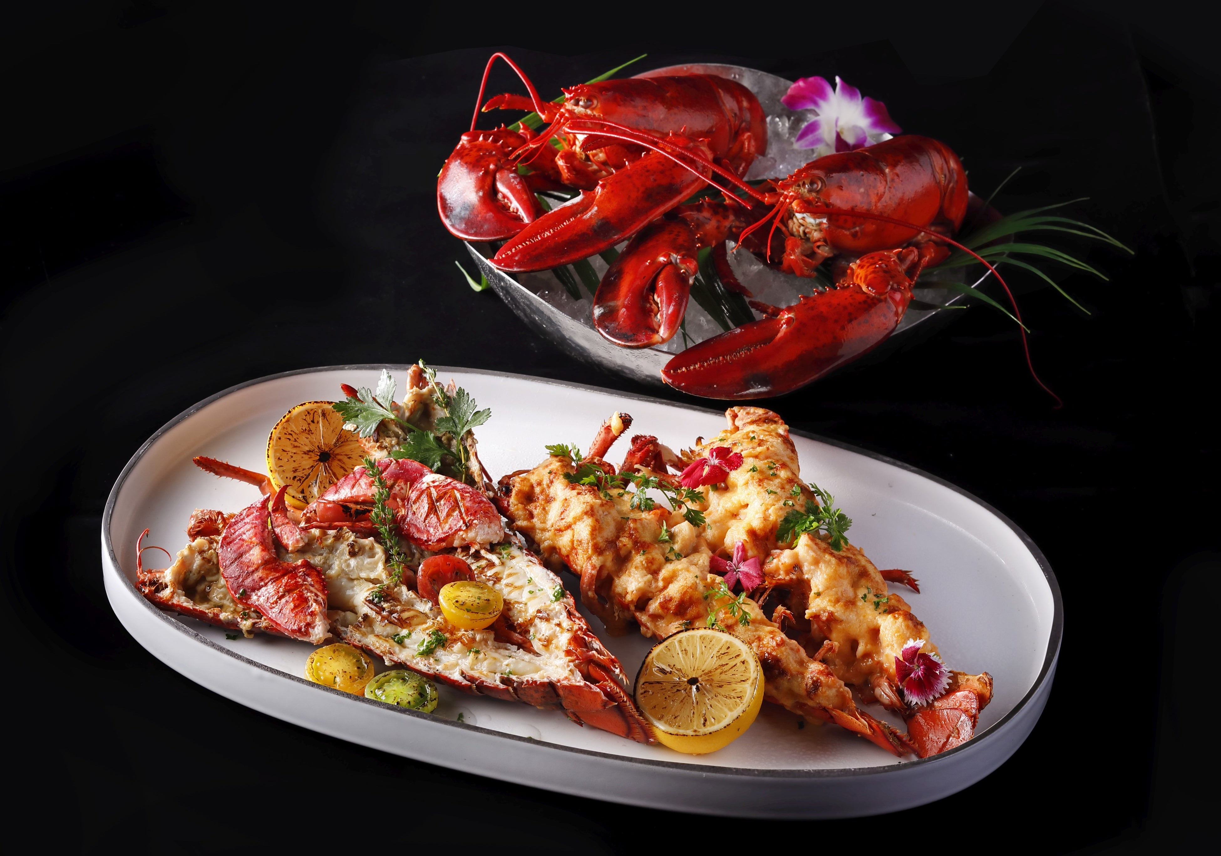 前菜からメインまで全部ロブスター！1コースに1尾以上使用したまさに