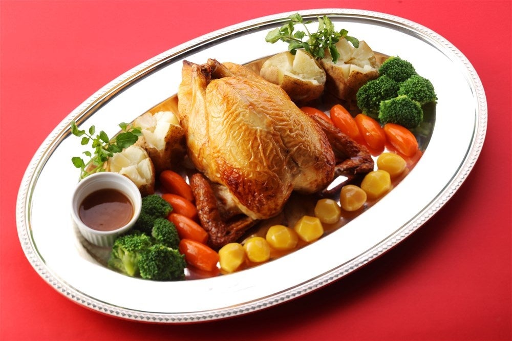 国産鶏のローストチキン