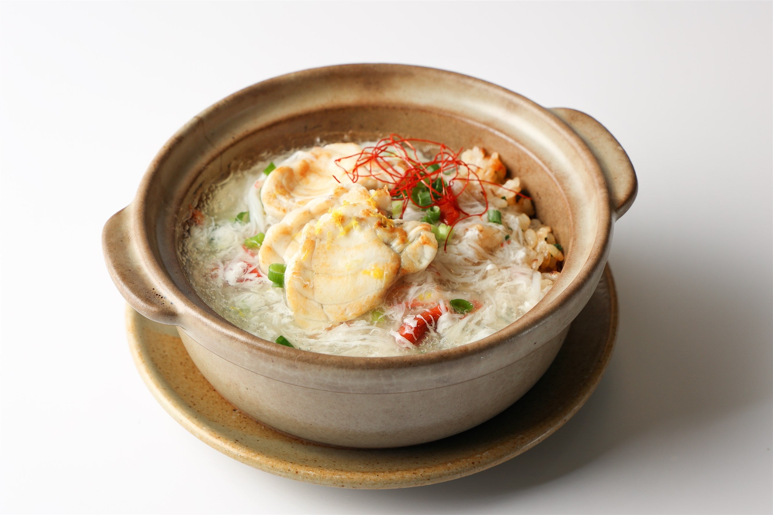 河豚とずわい蟹のあんかけ焼きめし